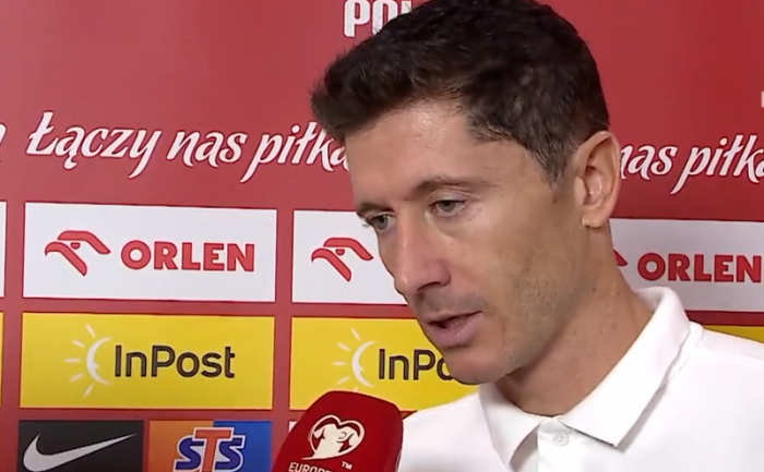Robert Lewandowski o grze w reprezentacji Polski. 
